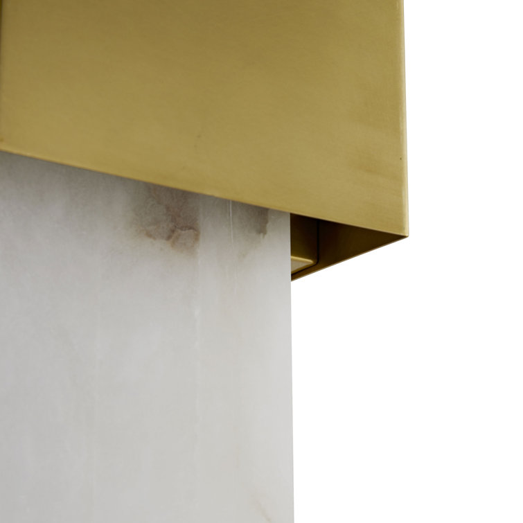 Eloise Dimmable Bronze and Black LED Sconce, 21" Height