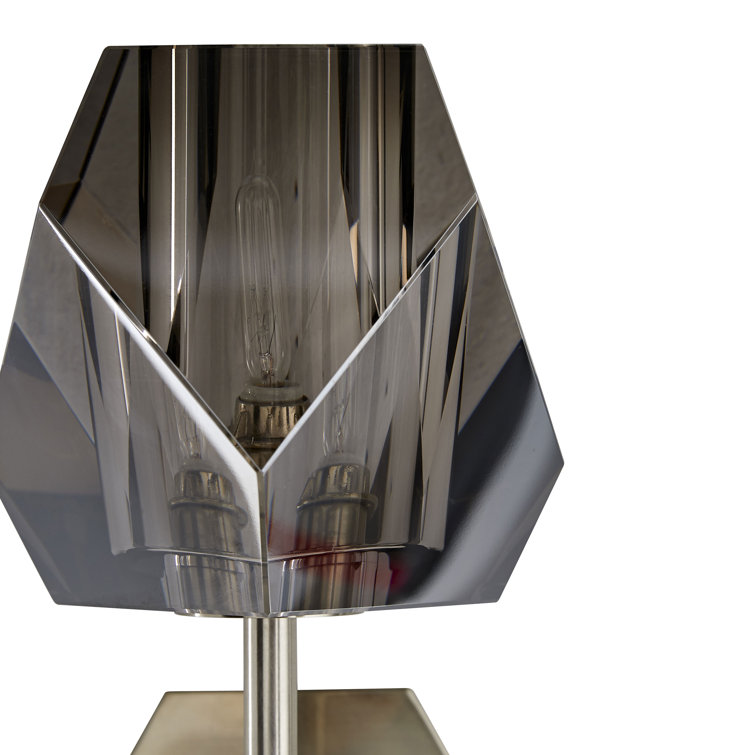 Gemma Dimmable Wallchiere Sconce in Black and Pale Brass