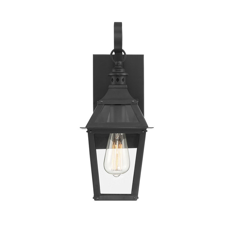 Jackson Black and Gold 22.4" Outdoor Wall Lantern