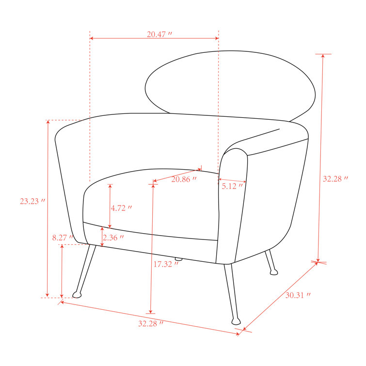 Sienna 32" White Swivel Upholstered Armchair in Solid Wood Frame