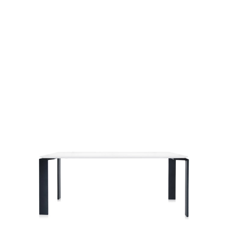 Laviani 62" Contemporary Two-Tone Work & Dining Table