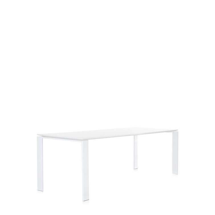 Ferruccio Laviani White Steel Rectangular Outdoor Table