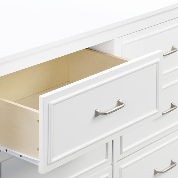 Charlie Classic White 6-Drawer Nursery Double Dresser