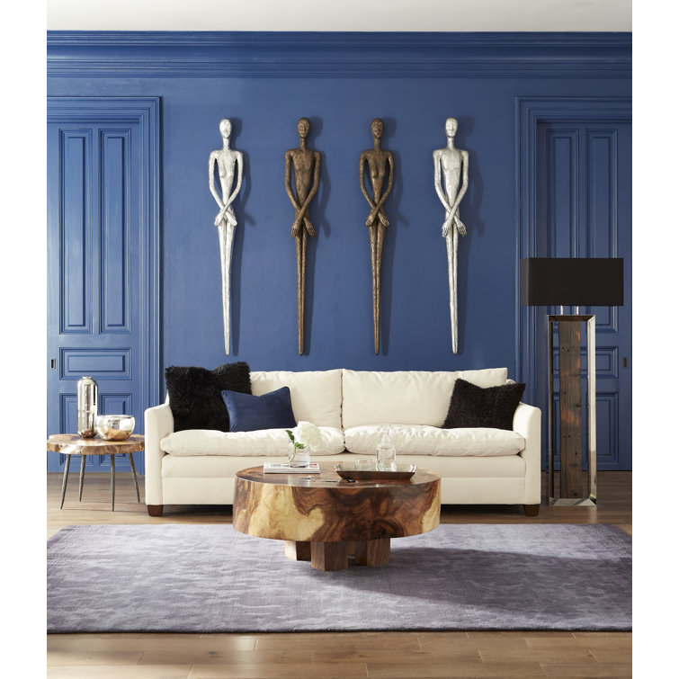 Lloyd 71" Silver Leaf Resin Wall Sculpture