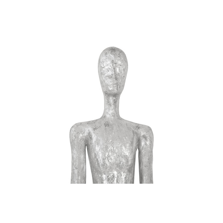 Lloyd 71" Silver Leaf Resin Wall Sculpture