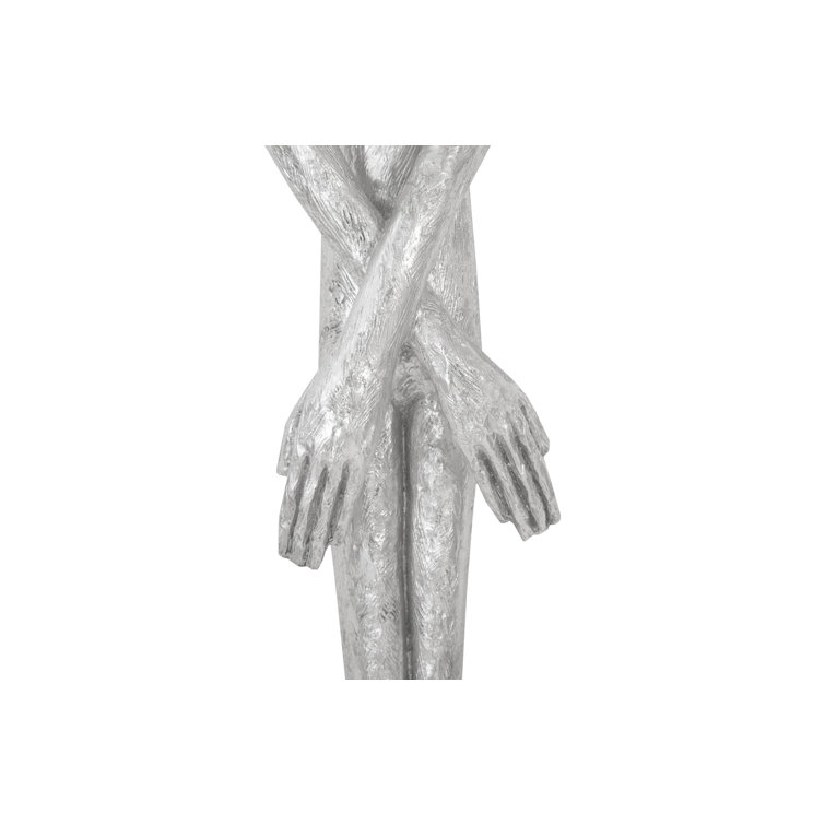 Lloyd 71" Silver Leaf Resin Wall Sculpture
