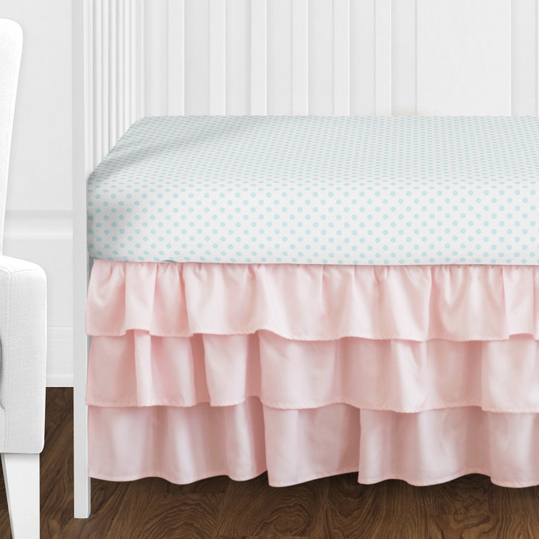 Watercolor Floral Blue and Pink Microfiber Toddler Comforter