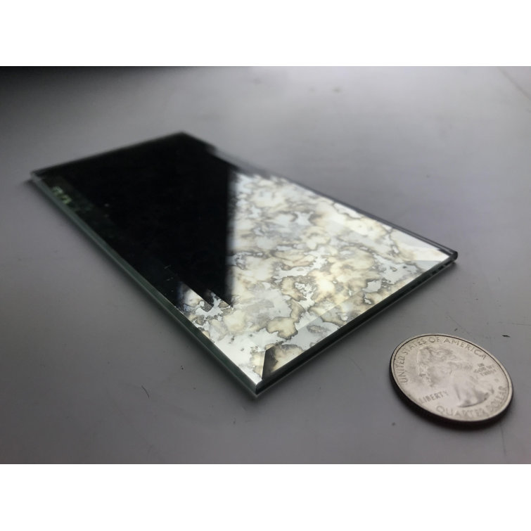 Antique Silver Beveled Mirror Glass Subway Tile for Kitchen and Bathroom