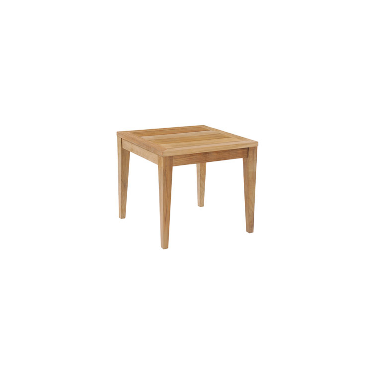 Tribeca Outdoor Square Teak Side Table