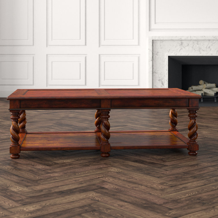 Castle Bromwich Mahogany Rectangular Coffee Table with Storage