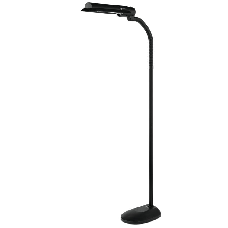 Arc Touch Adjustable Black Floor Lamp 25.81" Height