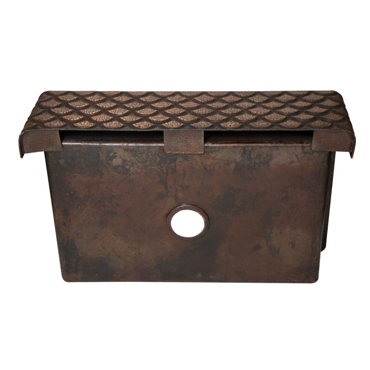 33'' Dark Copper Rectangular Farmhouse Drop-in Sink