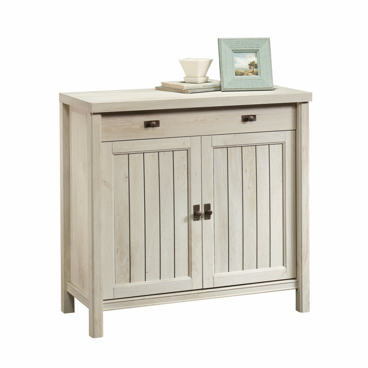Chalked Chestnut Adjustable Shelving Office Cabinet