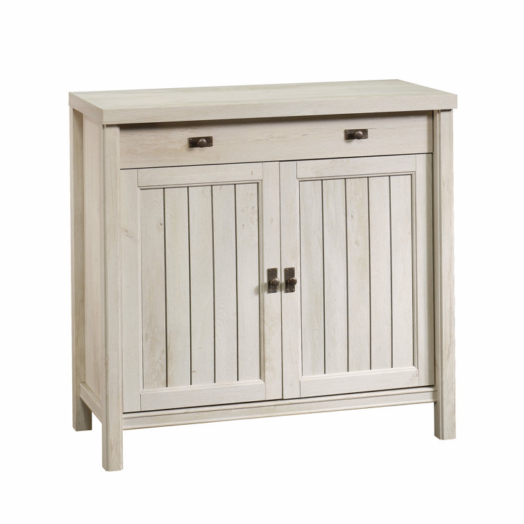 Chalked Chestnut Adjustable Shelving Office Cabinet