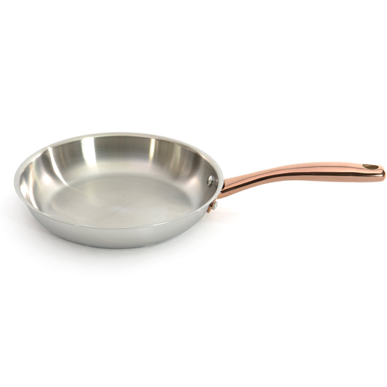Ouro Gold 11-Piece Stainless Steel Cookware Set with Copper Handles
