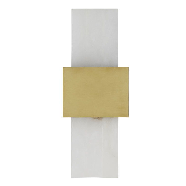 Eloise Dimmable Bronze and Black LED Sconce, 21" Height
