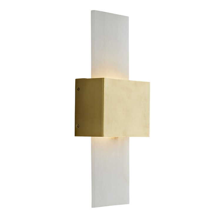 Eloise Dimmable Bronze and Black LED Sconce, 21" Height