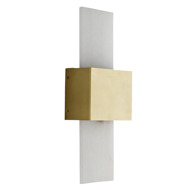 Eloise Dimmable Bronze and Black LED Sconce, 21" Height
