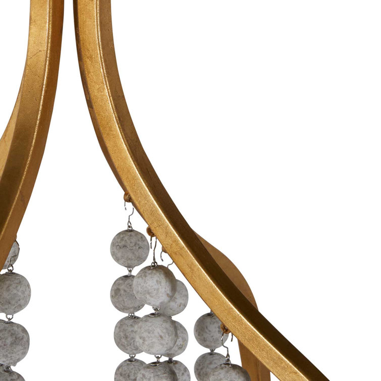 Neville 64" White and Gold Empire Chandelier