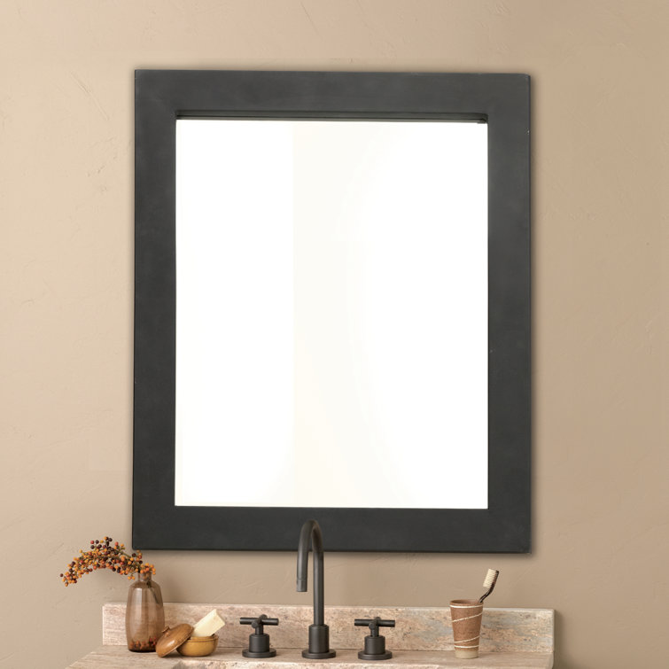 Cuzco Black Wrought Iron Rectangular Mirror
