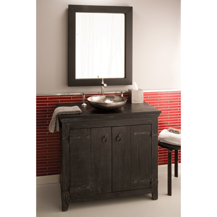 Cuzco Black Wrought Iron Rectangular Mirror