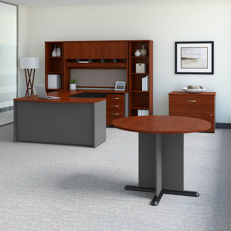 Hansen Cherry 36" Engineered Wood 2-Drawer Lateral File Cabinet