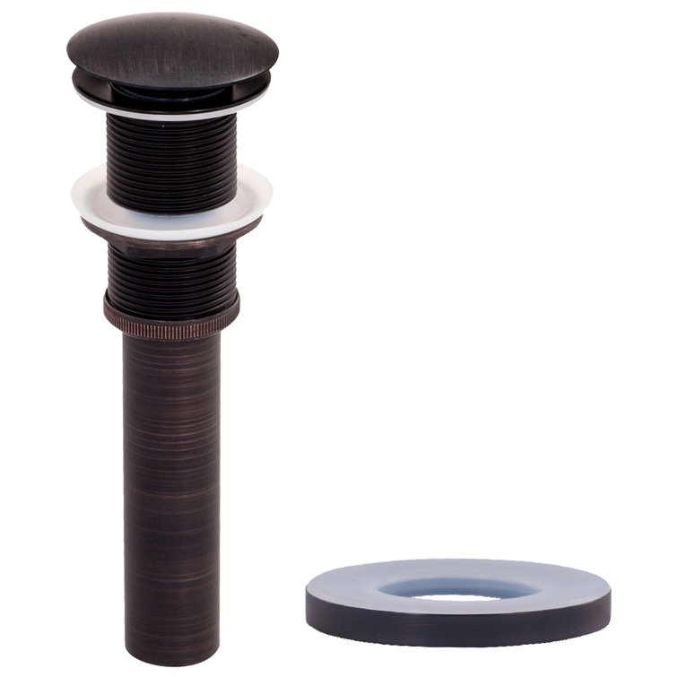 Azure Blue Oval Glass Vessel Sink with Oil Rubbed Bronze Drain