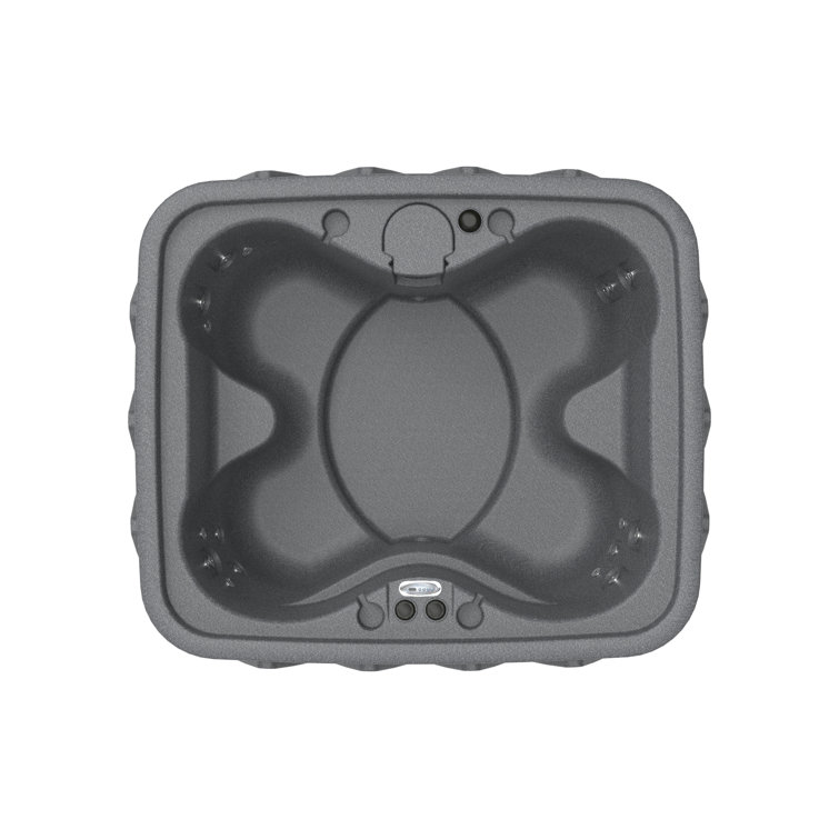 Graystone 4-Person Plug & Play Hot Tub with LED Waterfall