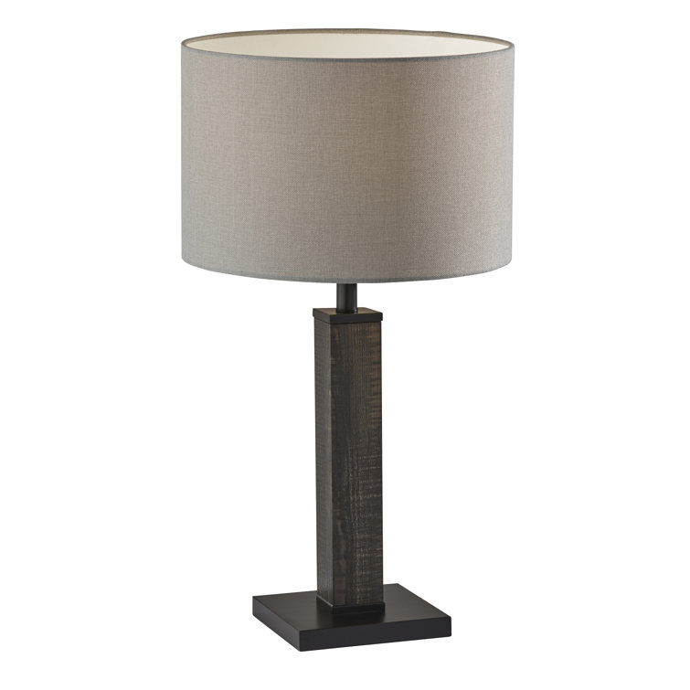 Kona 28" Black and Gray Table Lamp with 3-Way Switch