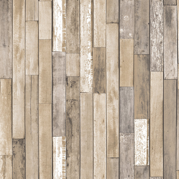 Weathered Plank Barn Wood Peel & Stick Wallpaper