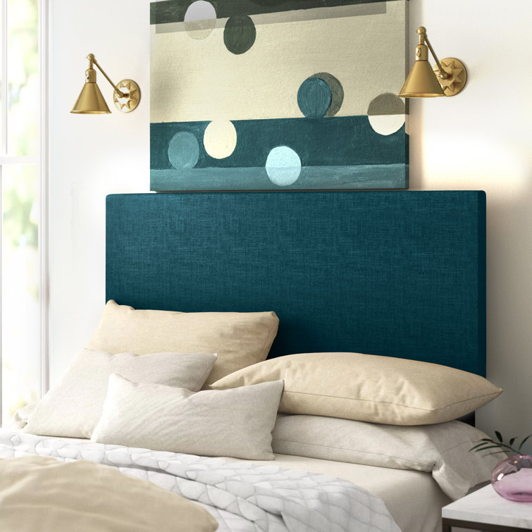 Taylor Full/Queen Light Gray Linen Fabric Upholstered Headboard