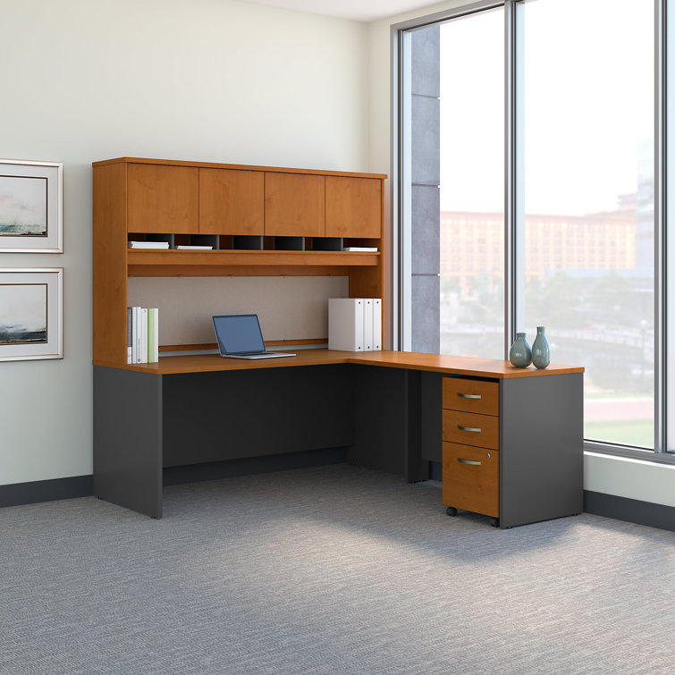 Cherry Mobile 3-Drawer Lockable Filing Cabinet