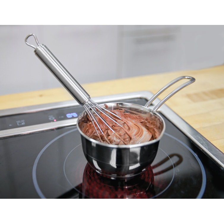 Stainless Steel Non-Stick Saucepan with Pour Spout, 1 qt