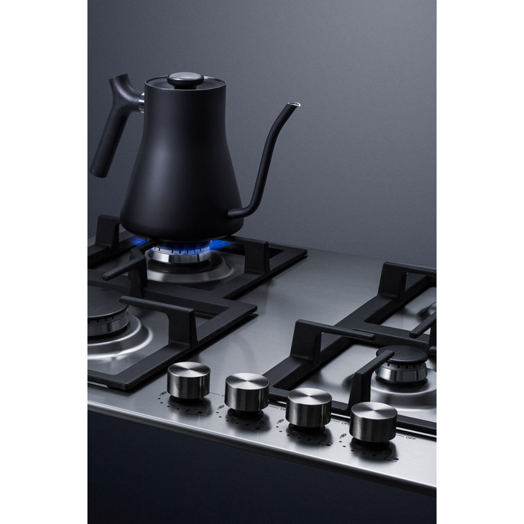 24" Stainless Steel 4-Burner Propane Gas Cooktop