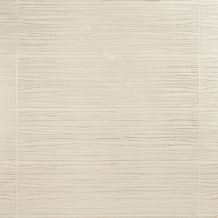 Echo Stream Beige Textured 11" x 40" Ceramic Wall Tile
