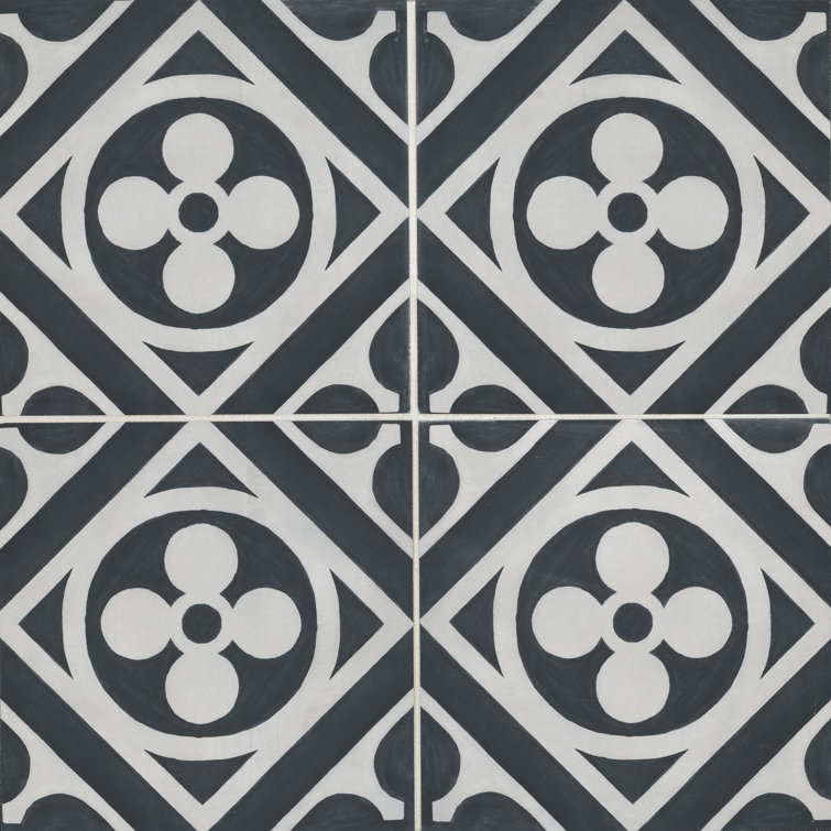 Chateau 12" x 12" Multicolor Porcelain Patterned Tile