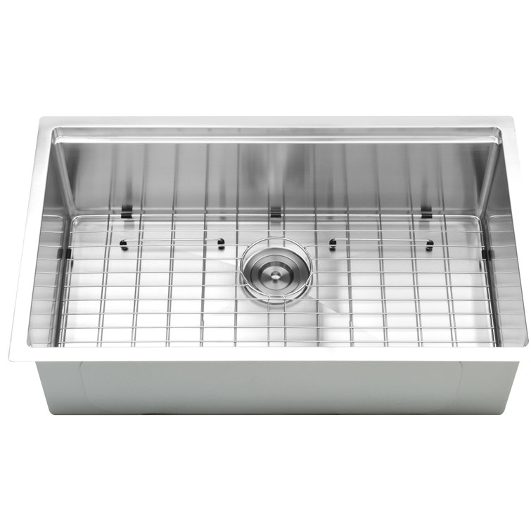 Prestige 32'' Stainless Steel Undermount Single Bowl Kitchen Sink