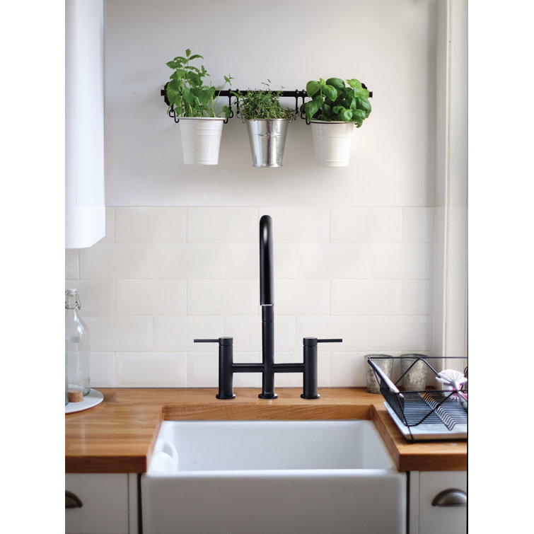 Modern Stainless Steel High Arc Pull-Down Kitchen Faucet