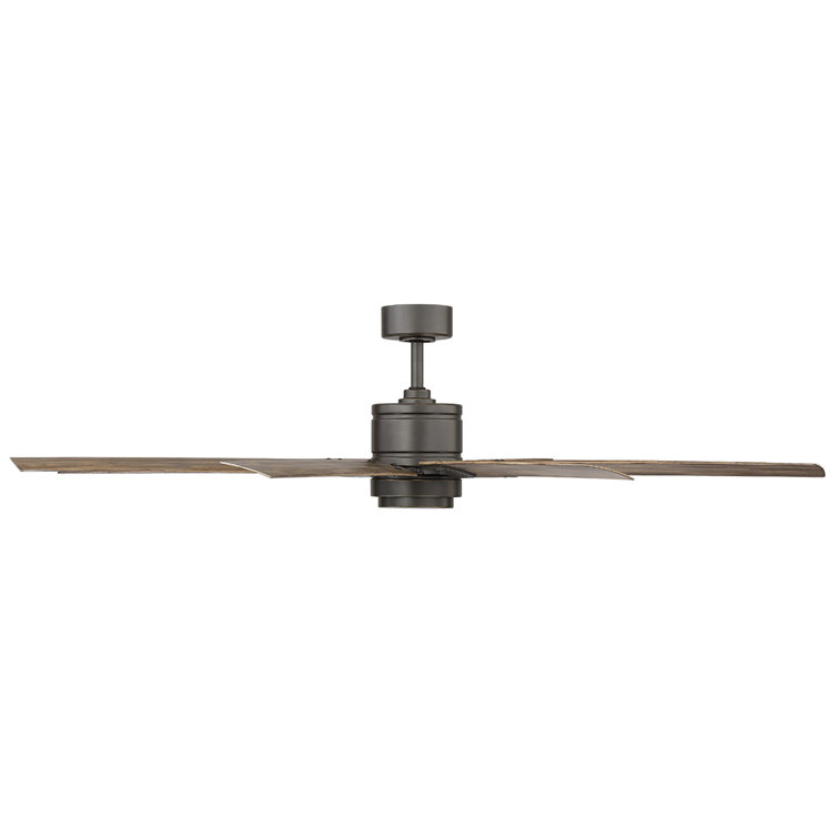 Renegade 52" Oil Rubbed Bronze Barn Wood Smart Ceiling Fan with LED Light