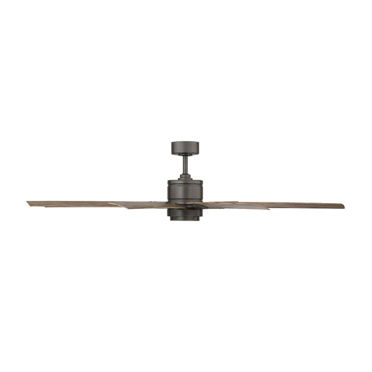 Renegade 52" Oil Rubbed Bronze Barn Wood Smart Ceiling Fan with LED Light