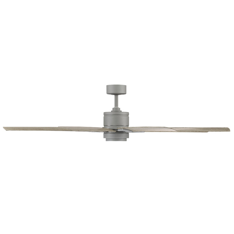 Renegade Graphite Weathered Wood 52" Smart Ceiling Fan with LED Light