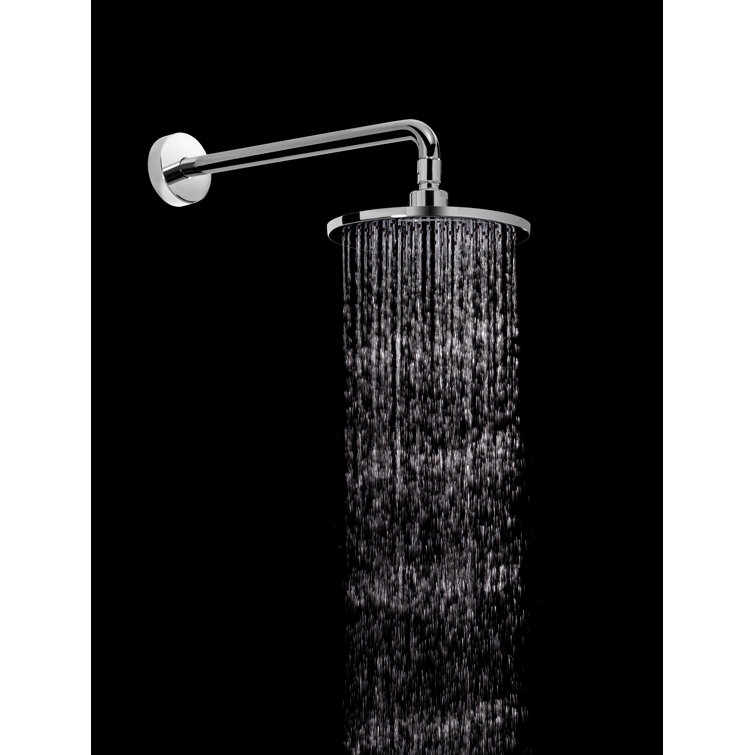 Polished Chrome 8" Ceiling Mounted Rain Showerhead
