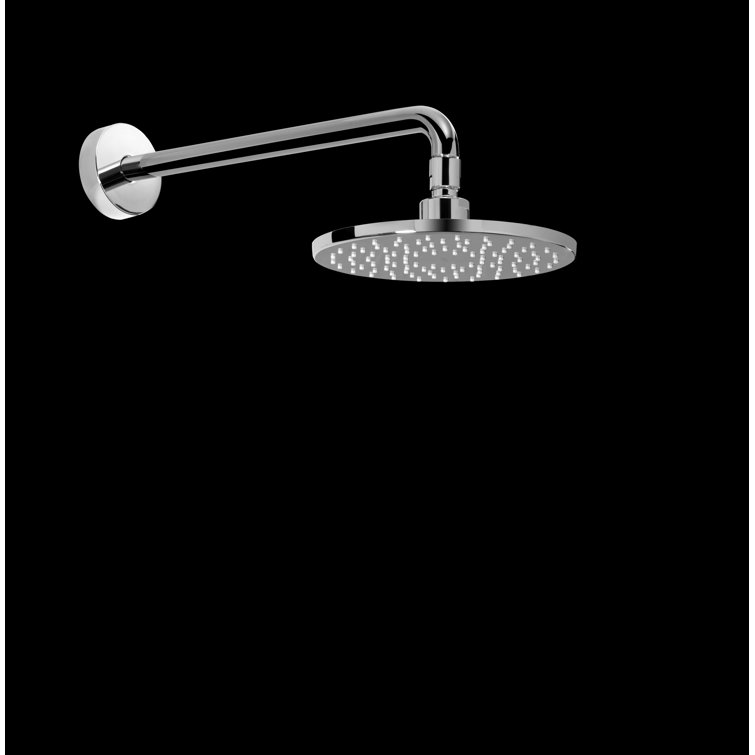 Polished Chrome 8" Ceiling Mounted Rain Showerhead