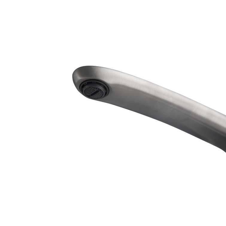 Brushed Nickel Freestanding Tub Faucet with Hand Shower