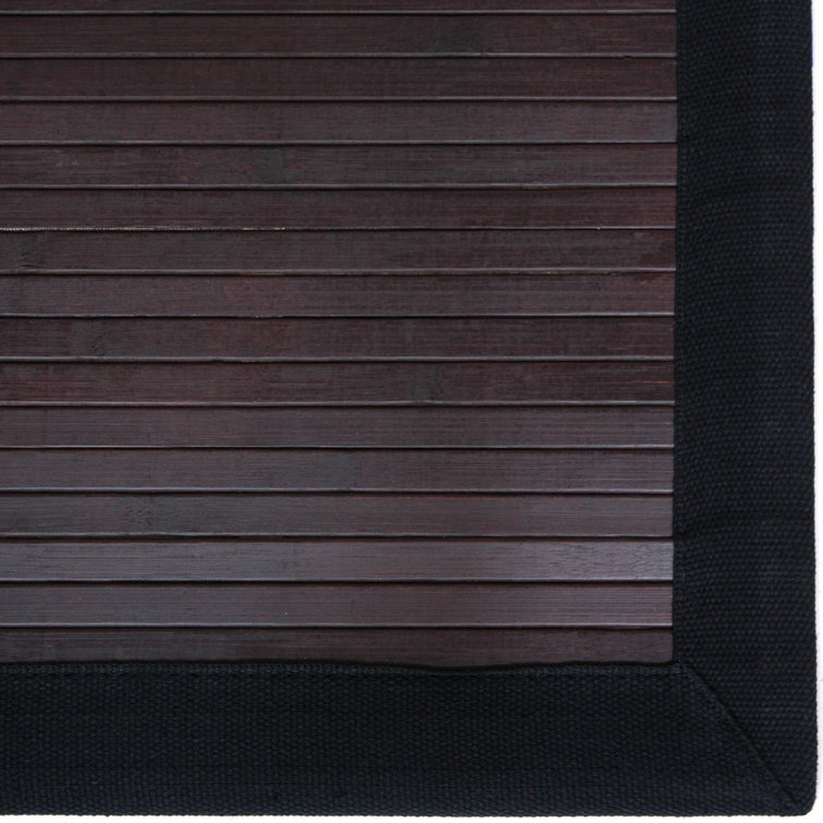 Mocha Oriental Handmade Viscose Rug 4' x 6'