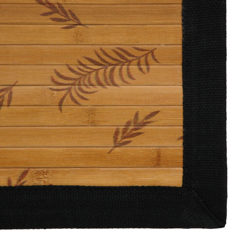 Handcrafted Oriental Viscose Rug, Black, 5'x8', Non-slip Backing