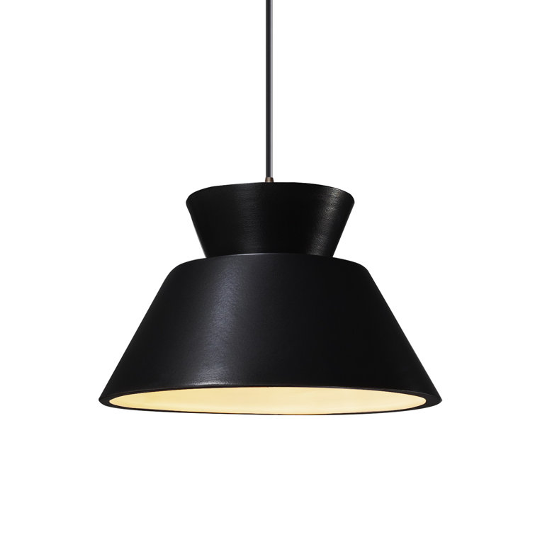 Modern Black Ceramic LED Pendant Light