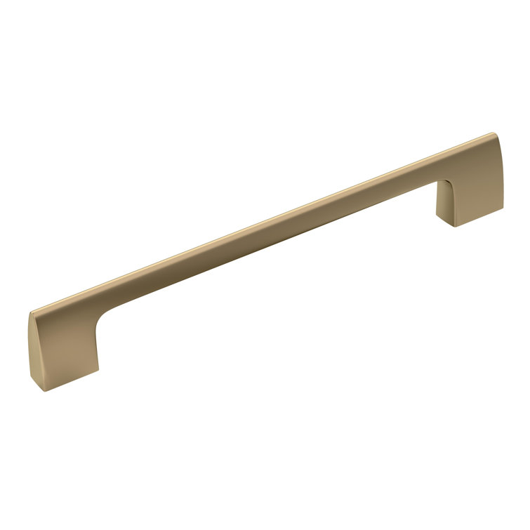 Golden Champagne Modern Steel Bar Pull with Mounting Hardware