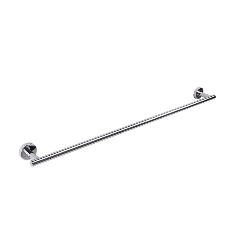 Polished Stainless Steel 33.6'' Wall Mounted Towel Bar