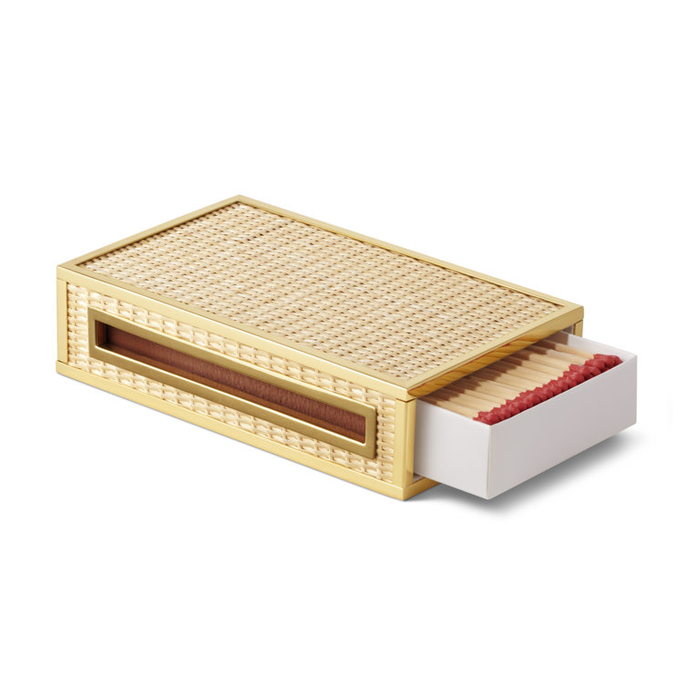 Colette Brass and Cane Match Striker Box